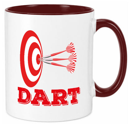 Dartspieler Tasse | Dart Hobby Motiv Spieler lustig Humor Geschenkidee Geschenk