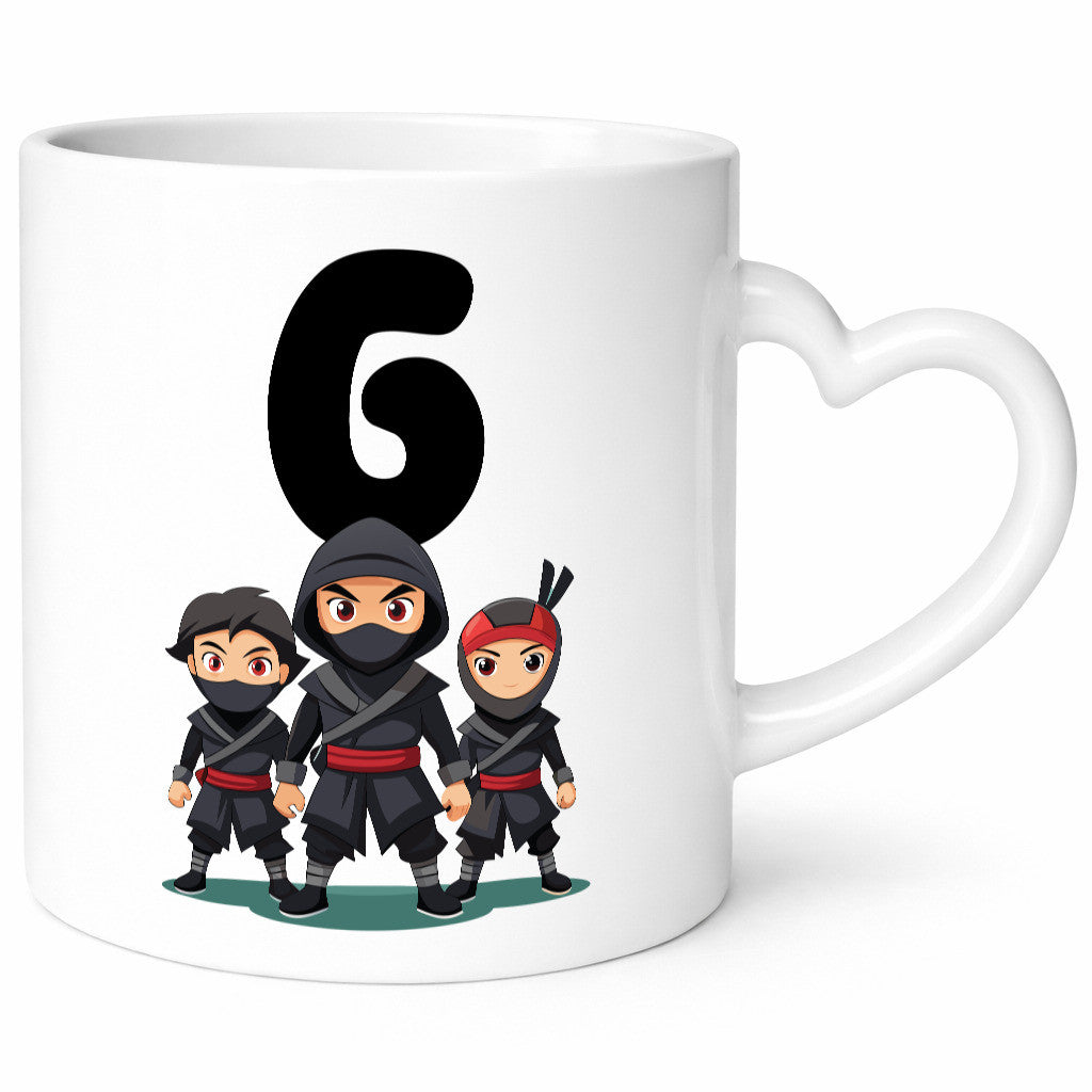 6. Geburtstag | 6 Jahre Ninja lustiger Spruch Geschenk Geschenkidee Tasse