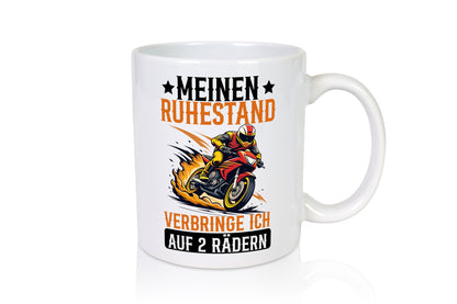 Meinen Ruhestand verbringe ich auch 2 Rädern | Rentner Geschenk Jubiläum