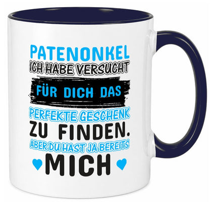 Patenonkel Tasse | lustiger Spruch Pate Onkel Geschenkidee Humor