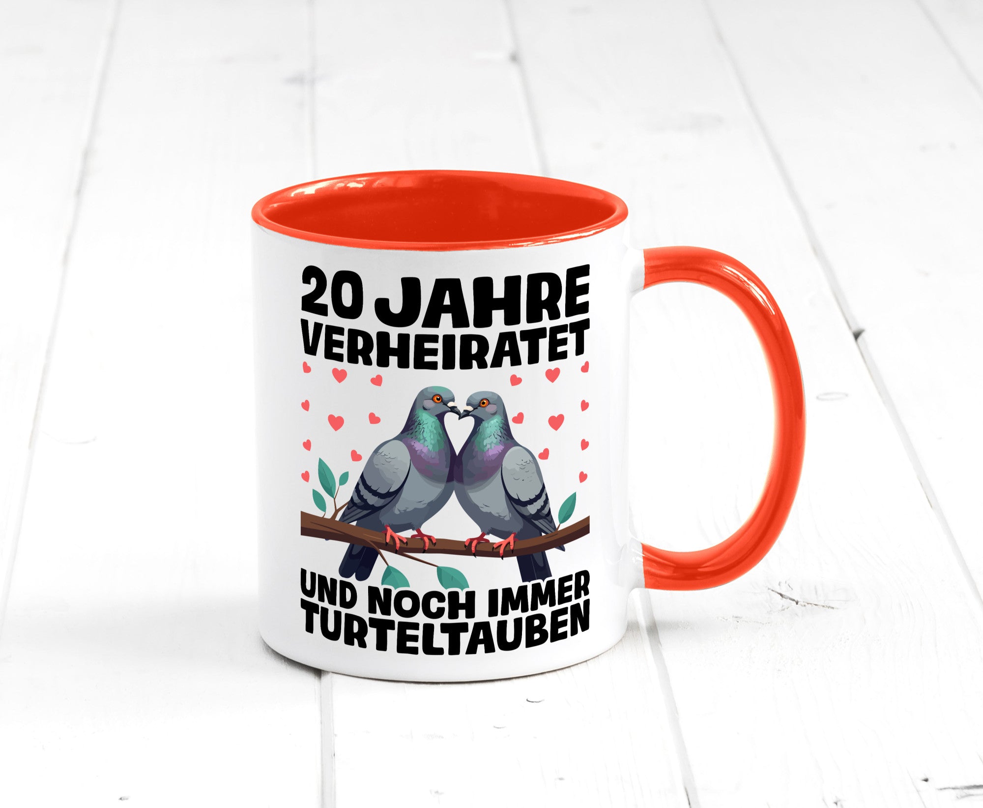 20 Jahre verheiratet | Turteltauben Ehe Ehepaar lustig Humor Geschenkidee