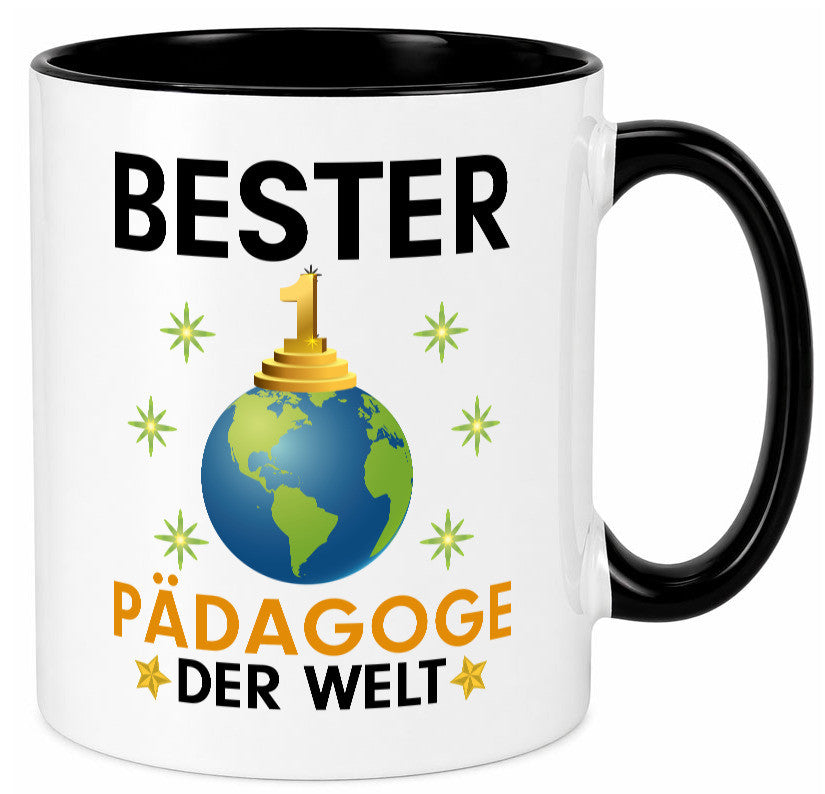 Welt Bester Pädagoge | Pädagogik Geschenk Humor Geschenkidee lustiger Spruch Tasse