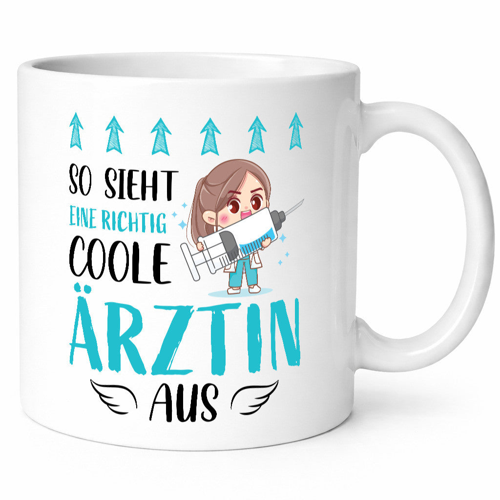 So sieht eine richtig Coole Ärztin aus | Krankenhaus Geschenk Humor