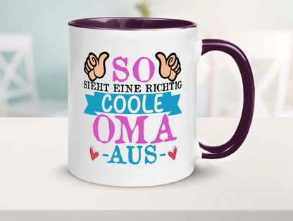 So sieht eine richtig Coole Oma aus | Großmutter Humor Familie Geschenkidee