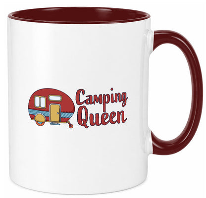 Camping Queen | Wohnanhänger Geschenk Humor Geschenkidee lustiger Spruch Tasse