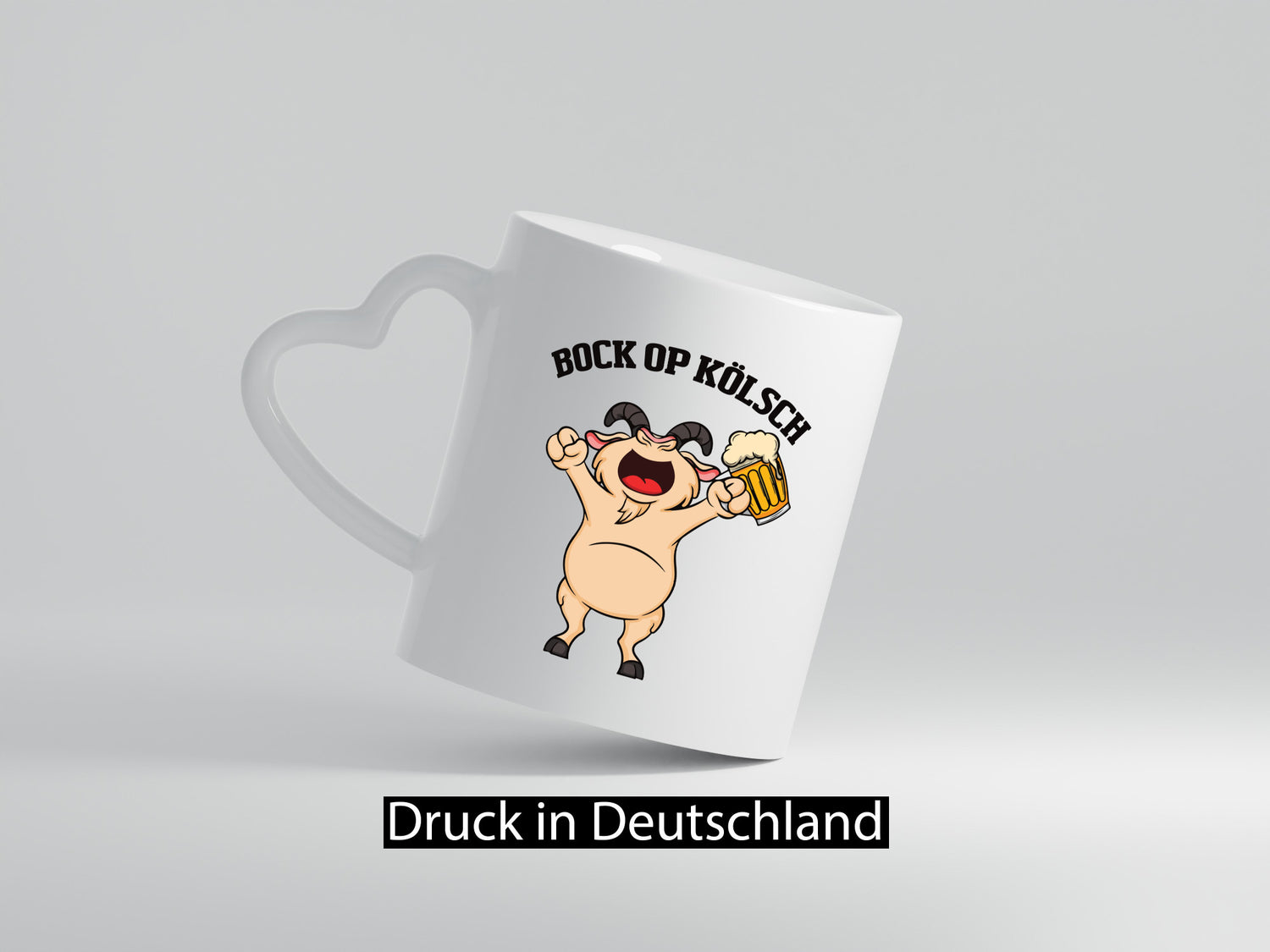 Bock op Kölsch | Schwein| Bierglas Humor Geschenkidee Tasse