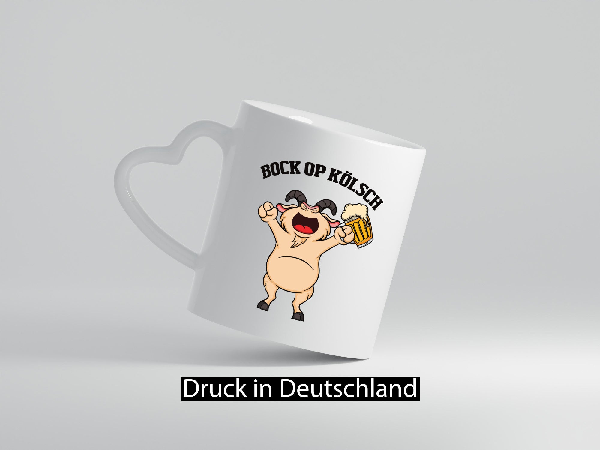 Bock op Kölsch | Schwein| Bierglas Humor Geschenkidee Tasse