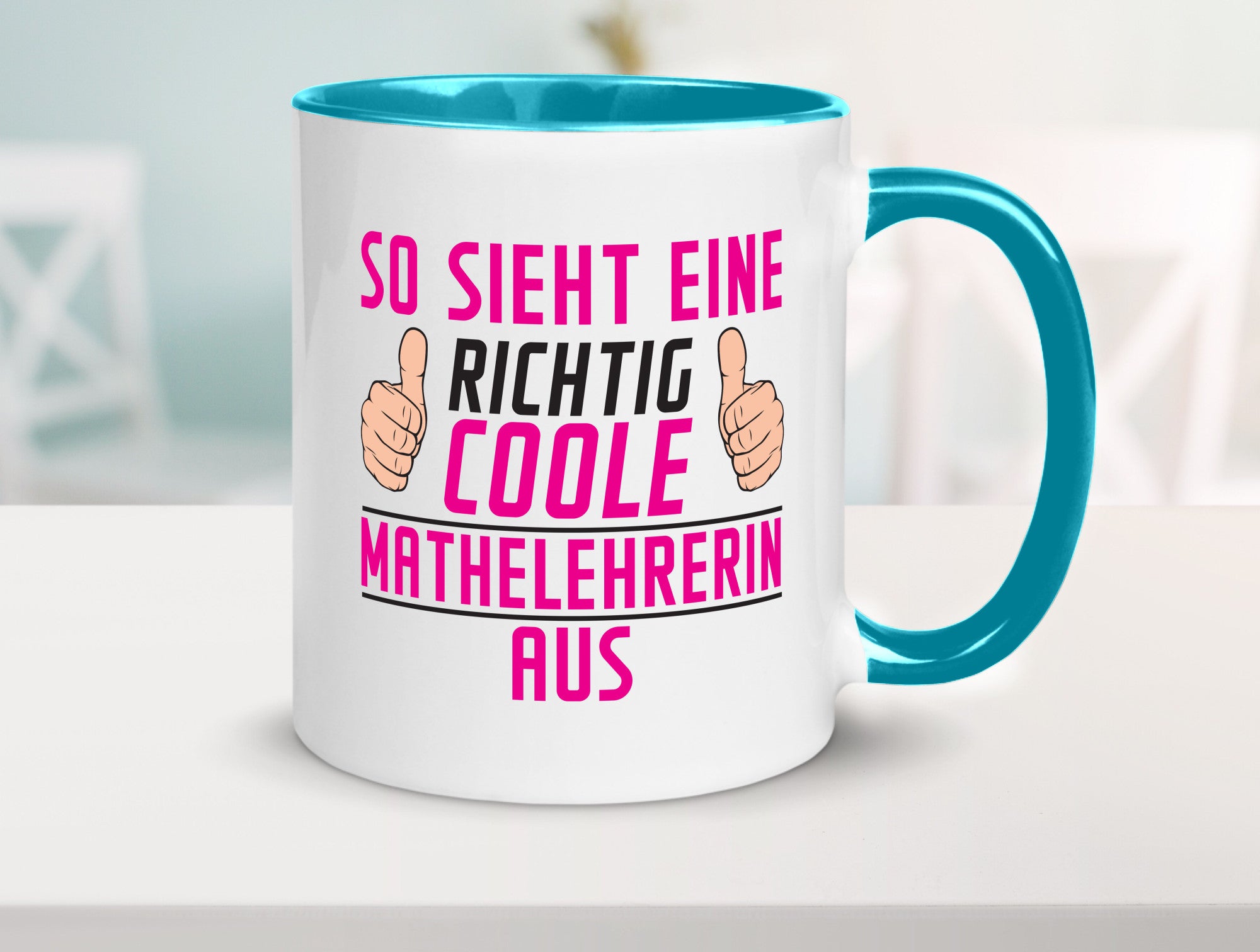 Richtig Coole Mathelehrerin | Lehrer Mathe lustiger Spruch Geschenk Humor