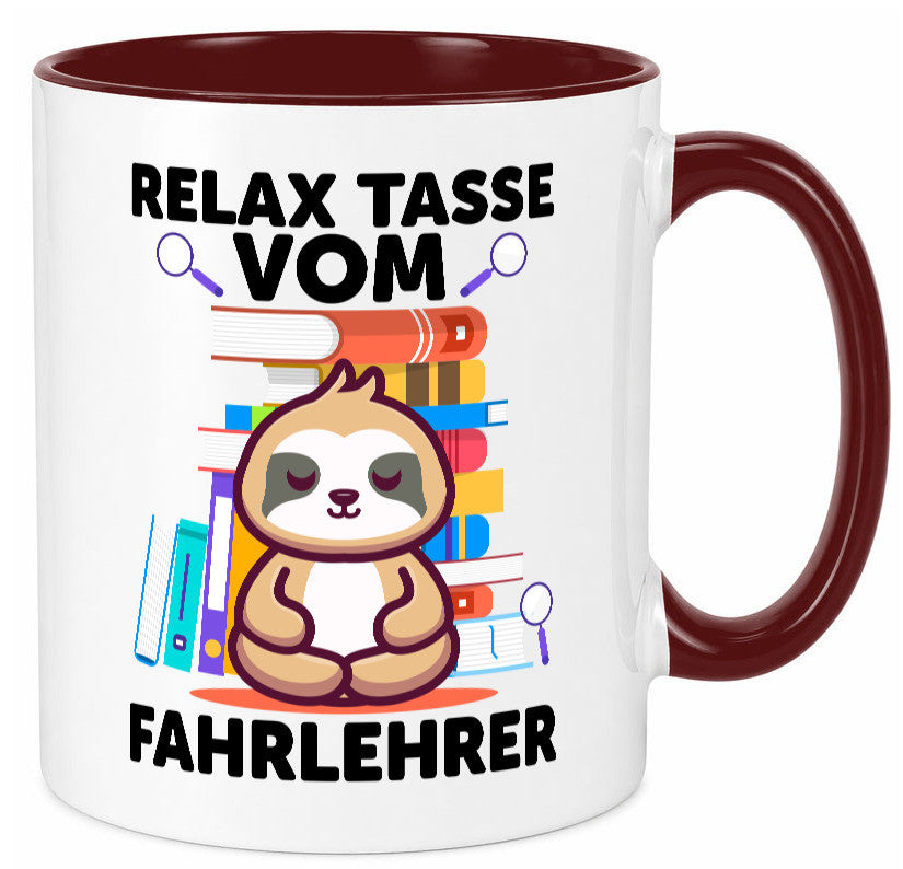 Relax Tasse: Fahrlehrer | Fahrschule Humor Geschenkidee Tasse