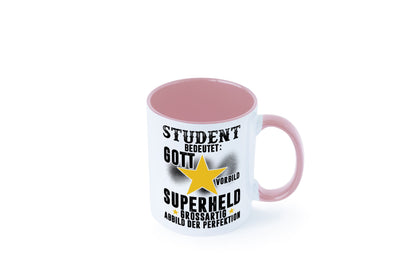 Bedeutung von Student | Universität Uni Studium Geschenkidee Humor Tasse