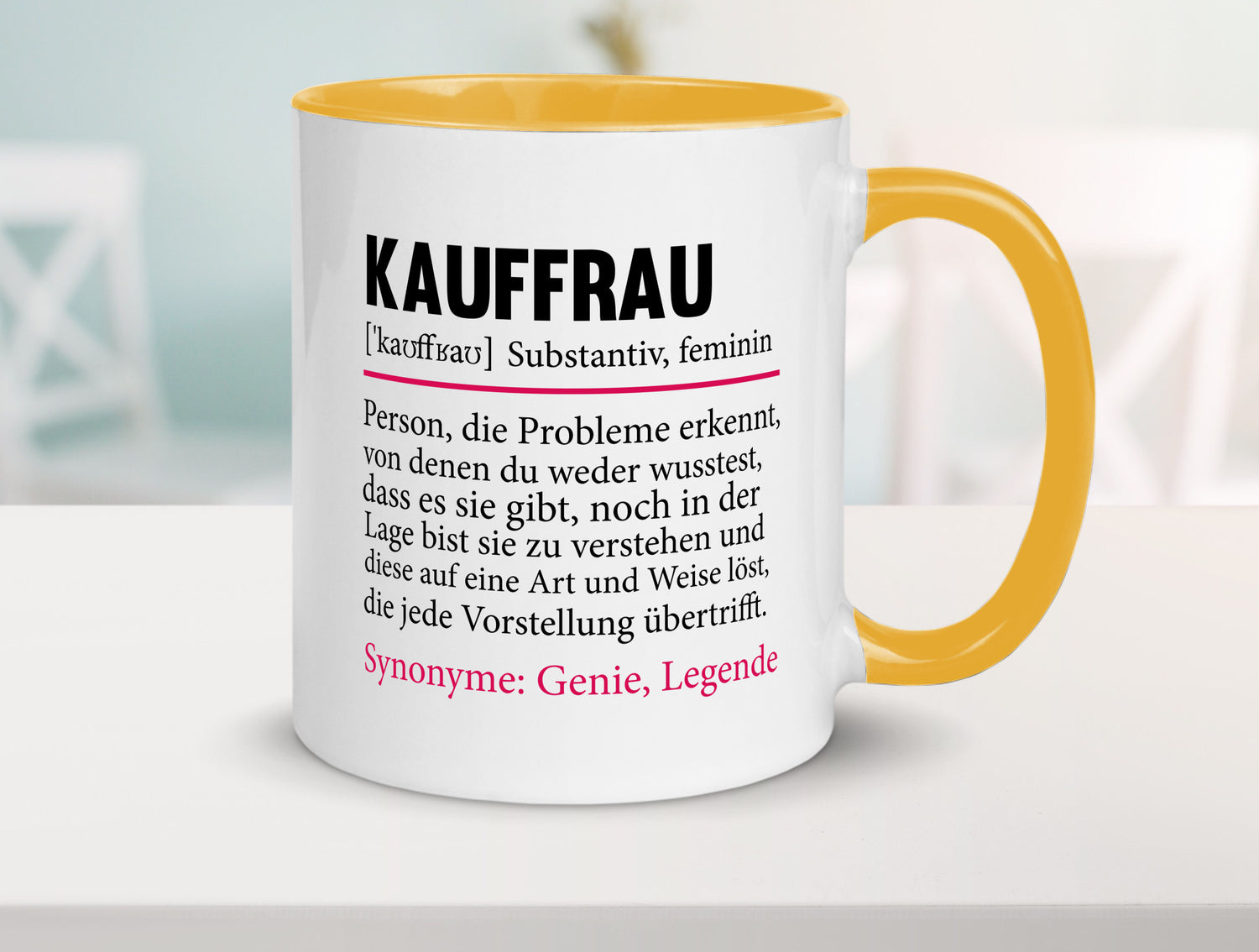 Kauffrau | Humor Spruch Definition Kauffrauen Geschenkidee Tasse