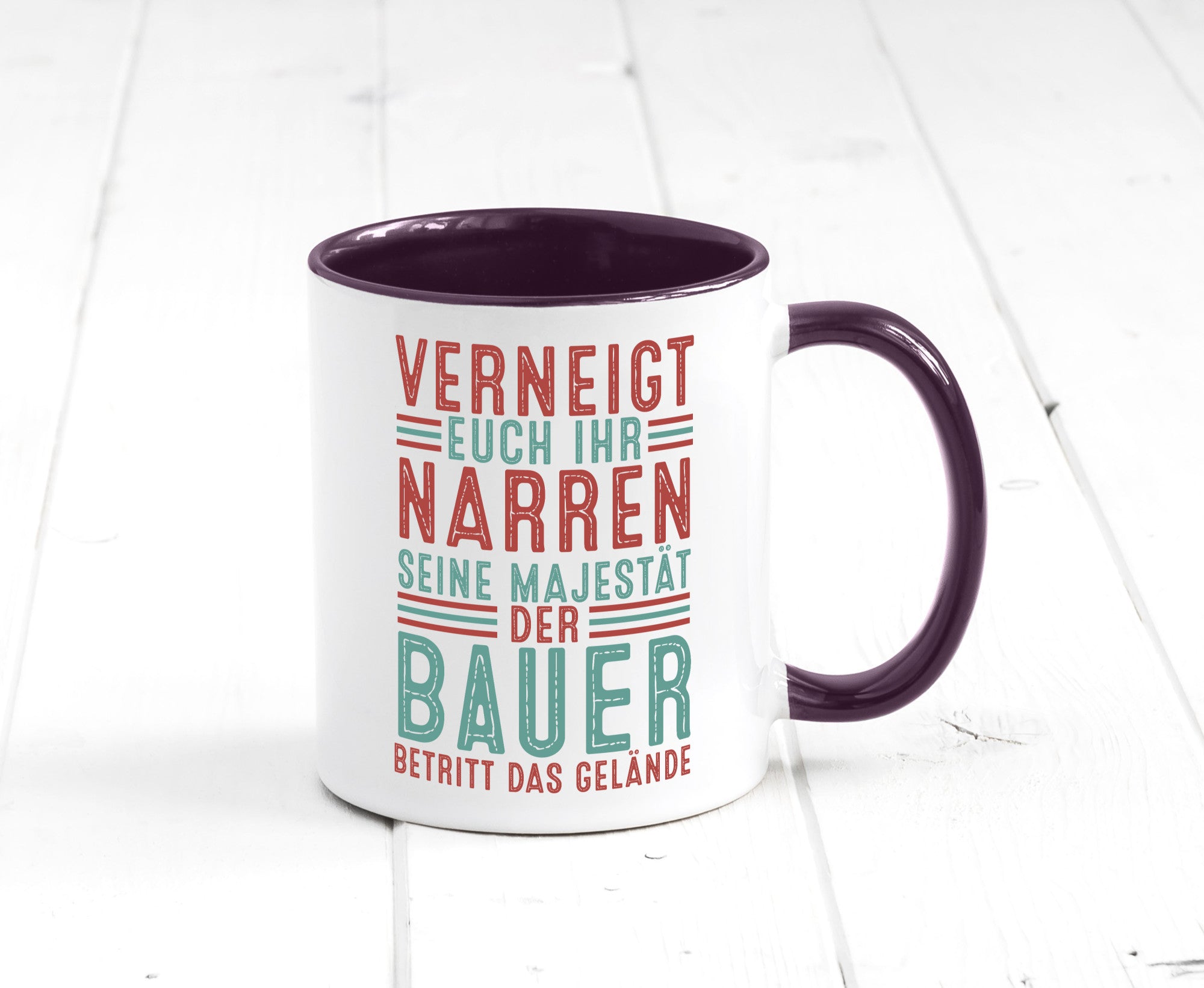 Verneigt euch: Bauer | Bauernhof Landwirtschaft v2 lustig Humor Geschenkidee