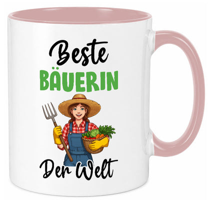 Beste Bäuerin | Bauernhof Landwirtschaft v2 Humor Geschenkidee Tasse