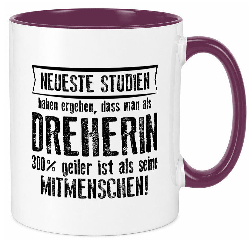 Neuste Studien: Dreherin | Fräser Dreher lustig Humor Geschenkidee Geschenk
