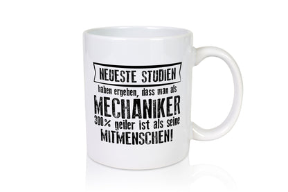 Neuste Studien: Mechaniker | KFZ Werkstatt Humor Geschenkidee Tasse