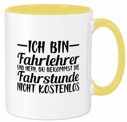 Fahrstunde | Fahrlehrer Tasse fahren Fahrschüler Humor Geschenkidee