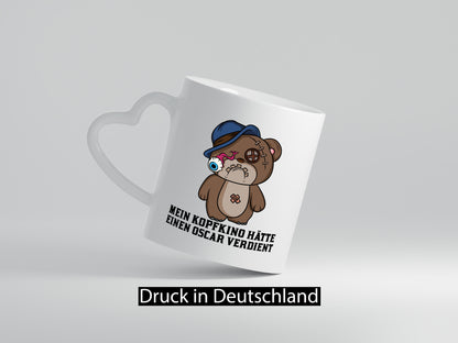 Mein Kopfkino hätte Oscar verdient | kaputter Bär Comic lustiger Spruch