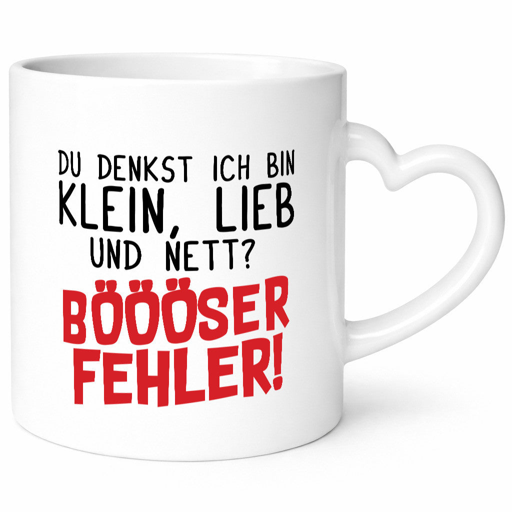 Klein lieb und Nett | Teenager Freunde lustiger Spruch Geschenk Humor