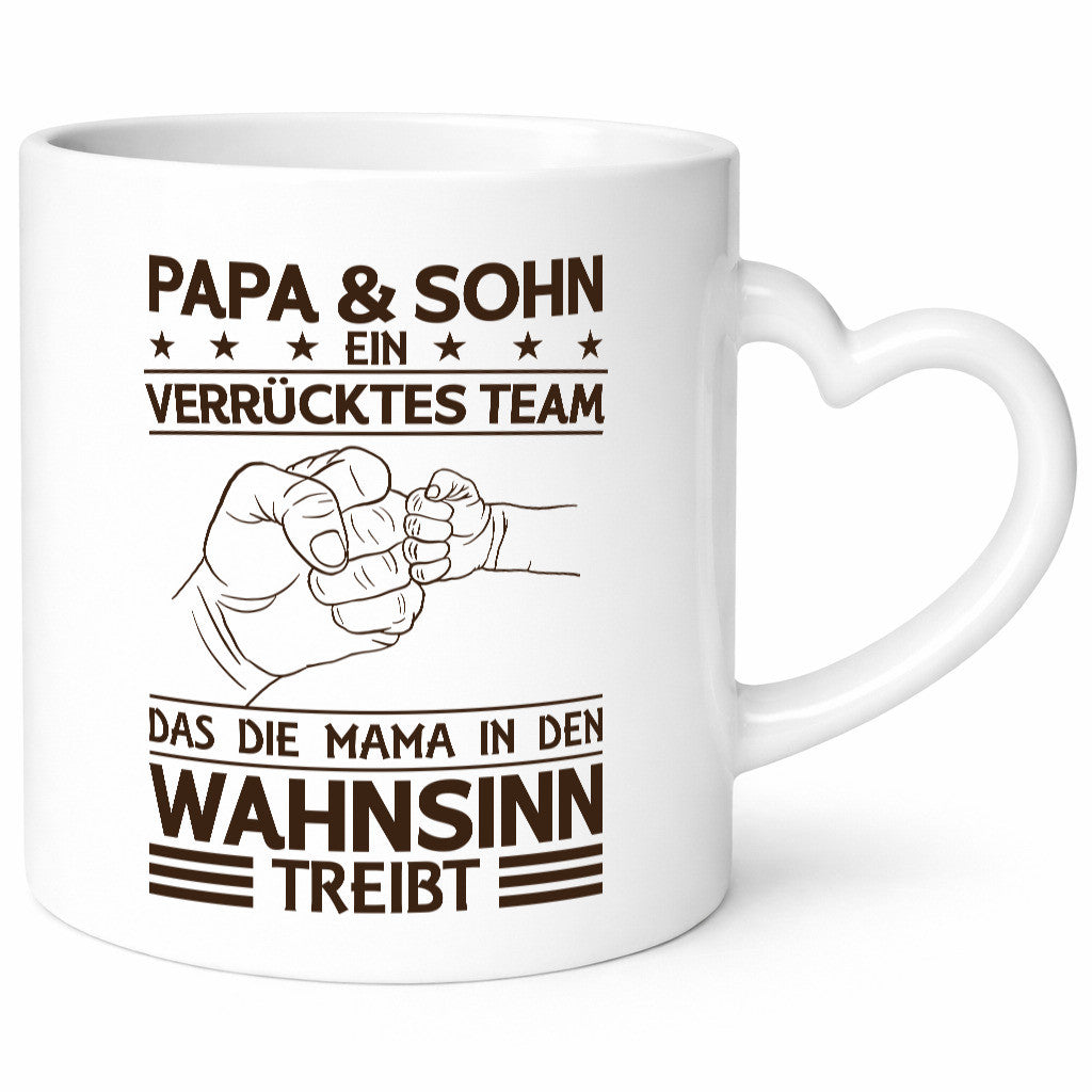 Papa und Sohn treiben Mama in den Wahnsinn | Fäuste Geschenkidee Familie Humor