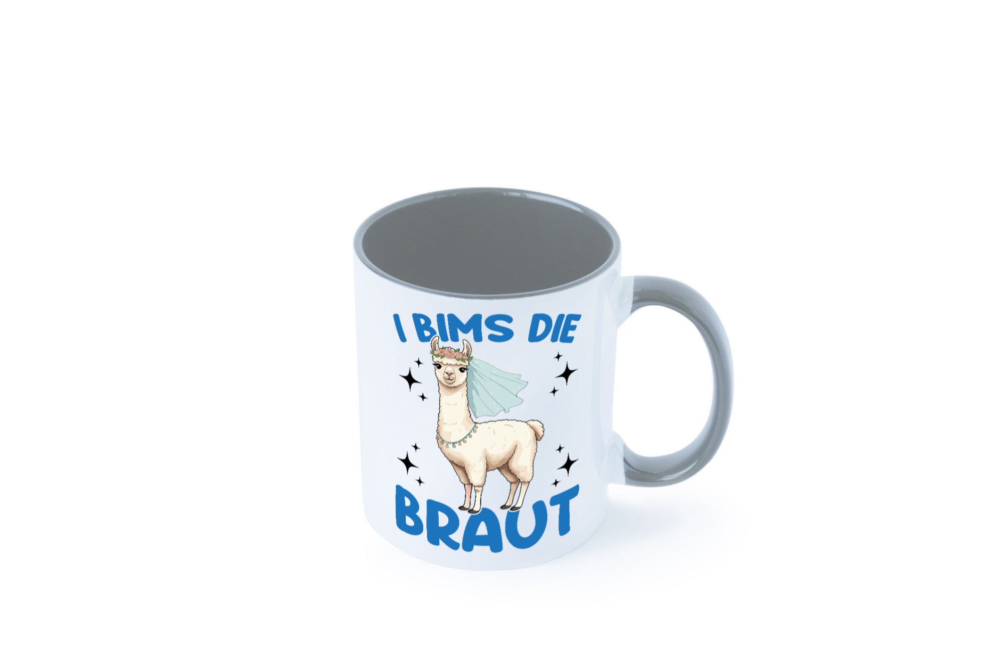 I Bims die Braut | Lama JGA Hochzeit lustig Humor Geschenkidee Geschenk Tasse