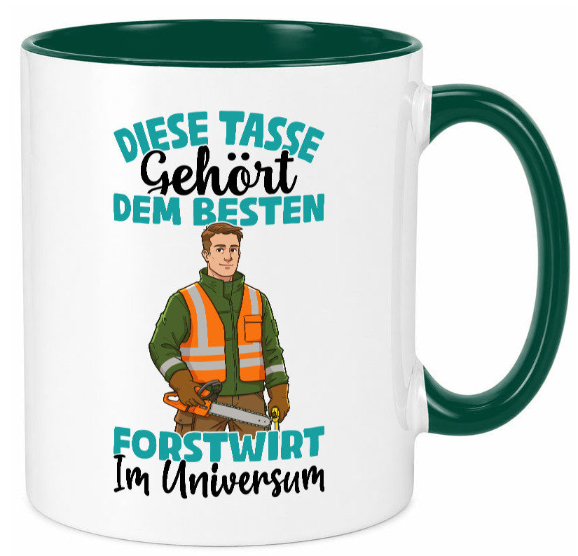 Im Universum: Forstwirt | Waldarbeiter lustig Arbeit Kollegen Büro Geschenk