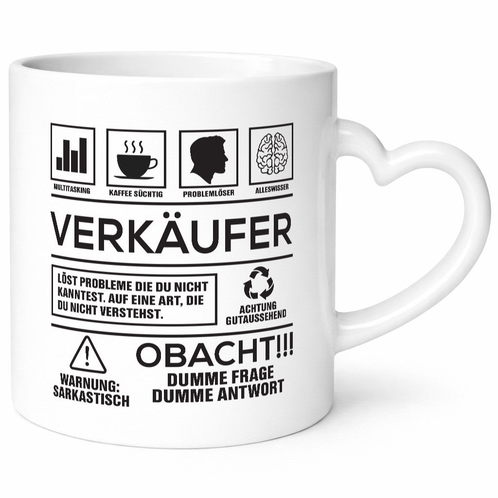 Achtung Probleme Verkäufer | Kollege Verkaufsjob Geschenkidee Arbeit Kollegen