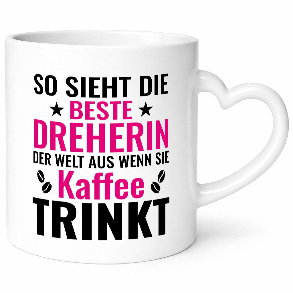 Kaffee trinkt: Dreherin | Fräser Dreher lustiger Spruch Geschenk Humor Tasse