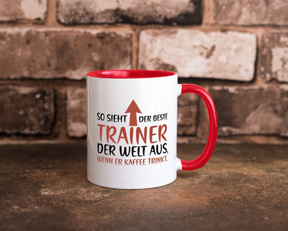 So sieht Bester Trainer der Welt aus | Kaffee Humor Geschenkidee Tasse