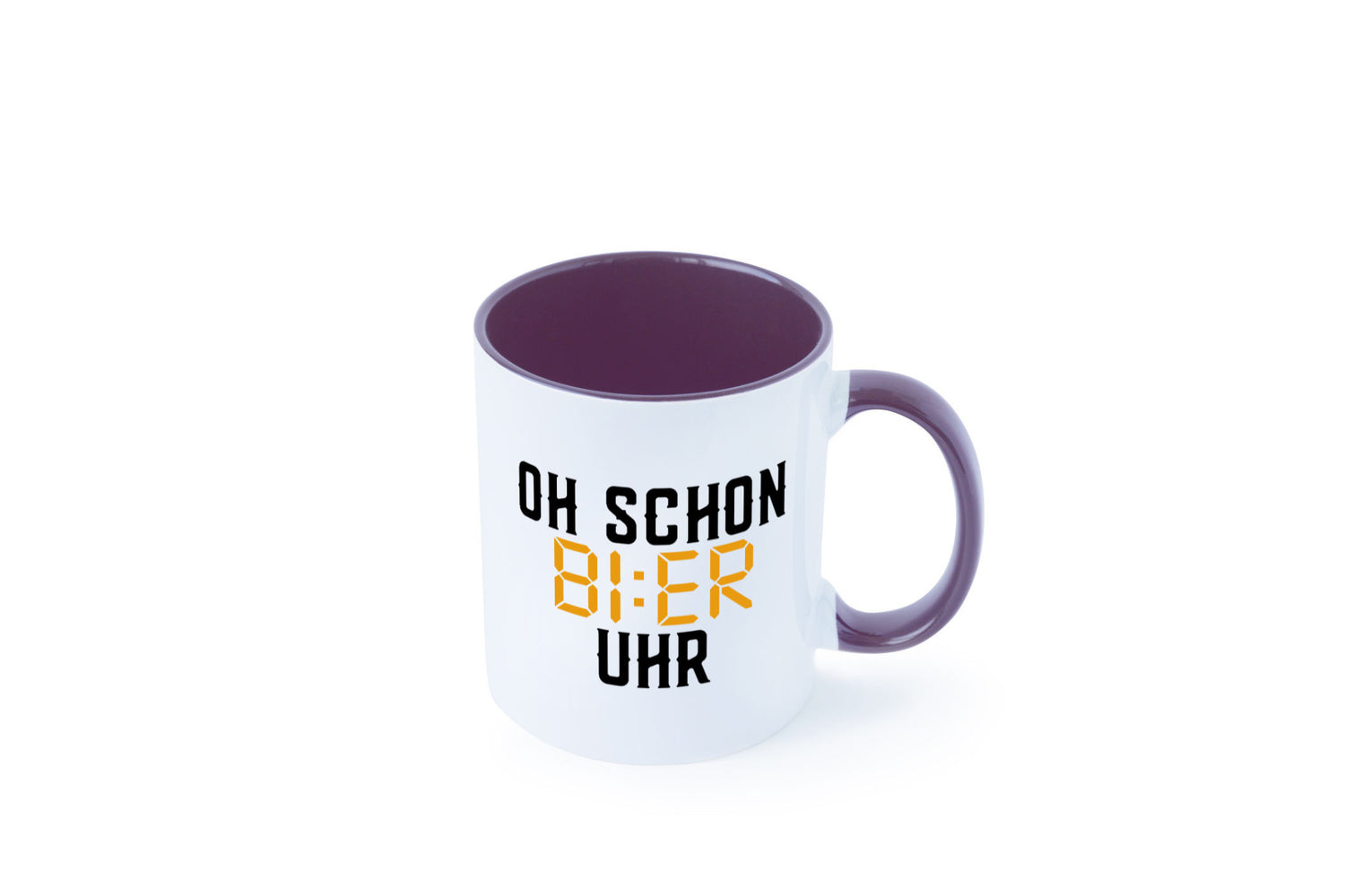 Oh schon Bier Uhr | Biertrinker Party Feiern Pils Humor Geschenkidee Tasse