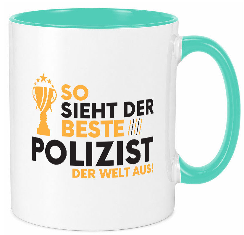 Der Weltbeste Polizist | Polizei Geschenkidee Humor Tasse