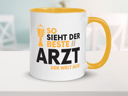 Der Weltbeste Arzt | Medizin Doktor Facharzt lustiger Spruch Geschenk Humor Tasse