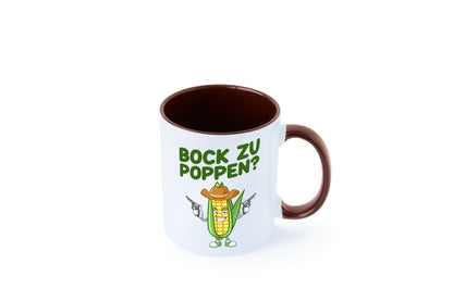 Bock auf Poppen | Mais Lustig Geschenk Humor Geschenkidee lustiger Spruch Tasse
