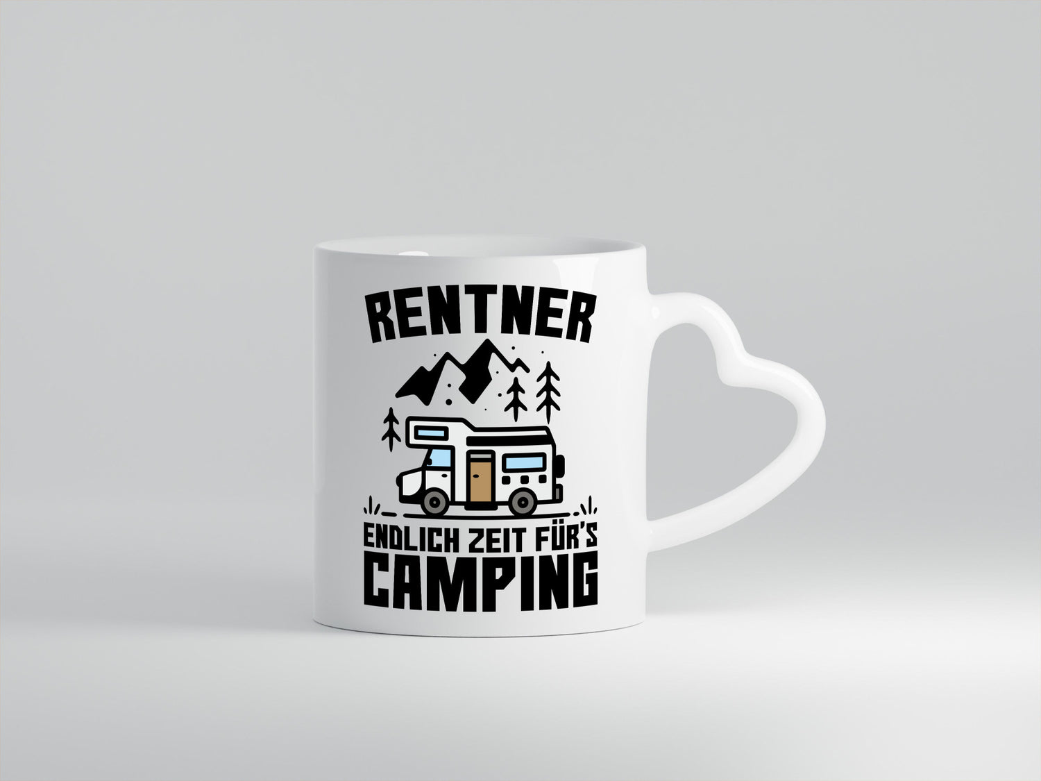Endlich Zeit für´s campen | Rentner Ruhestand Humor Jubiläum Geschenkidee Tasse