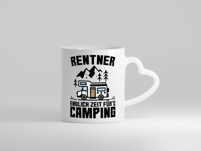 Endlich Zeit für´s campen | Rentner Ruhestand Humor Jubiläum Geschenkidee Tasse