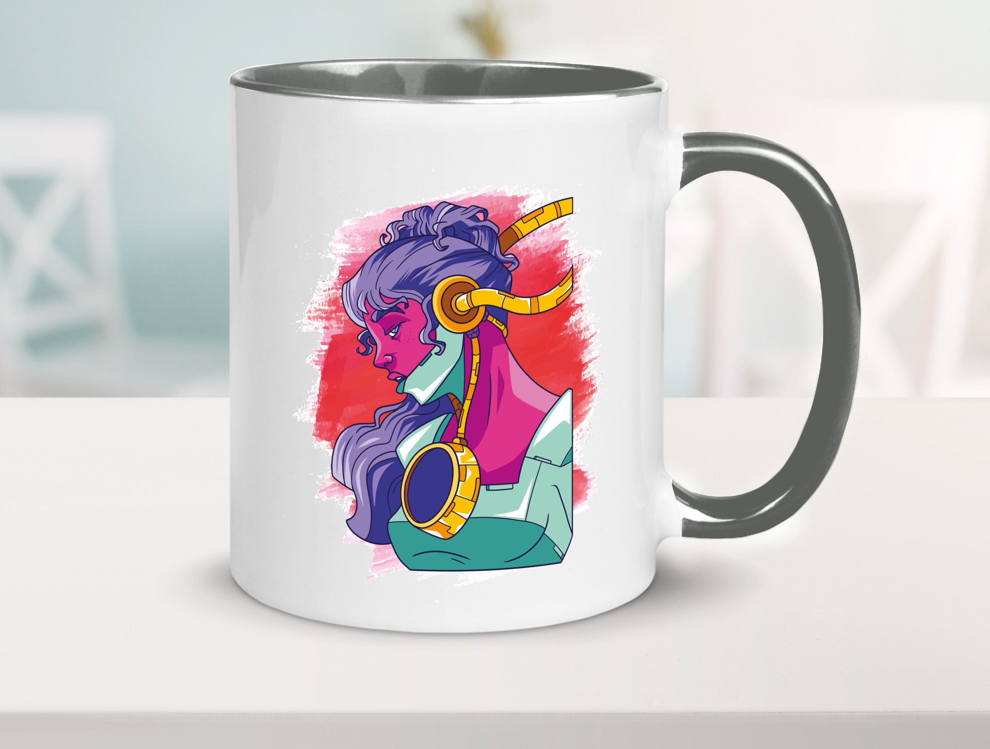 Zeichnung | Kunst Tasse Frauen Motiv cooles Design Humor Geschenkidee