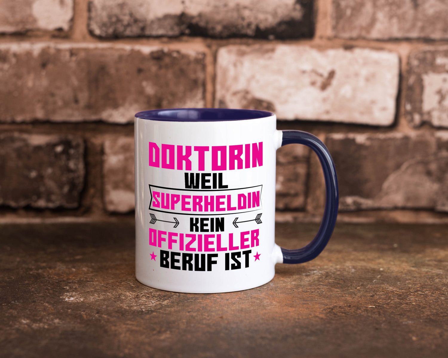 Superheldin Doktorin | Doktorand Doktortitel Geschenkidee Humor Tasse