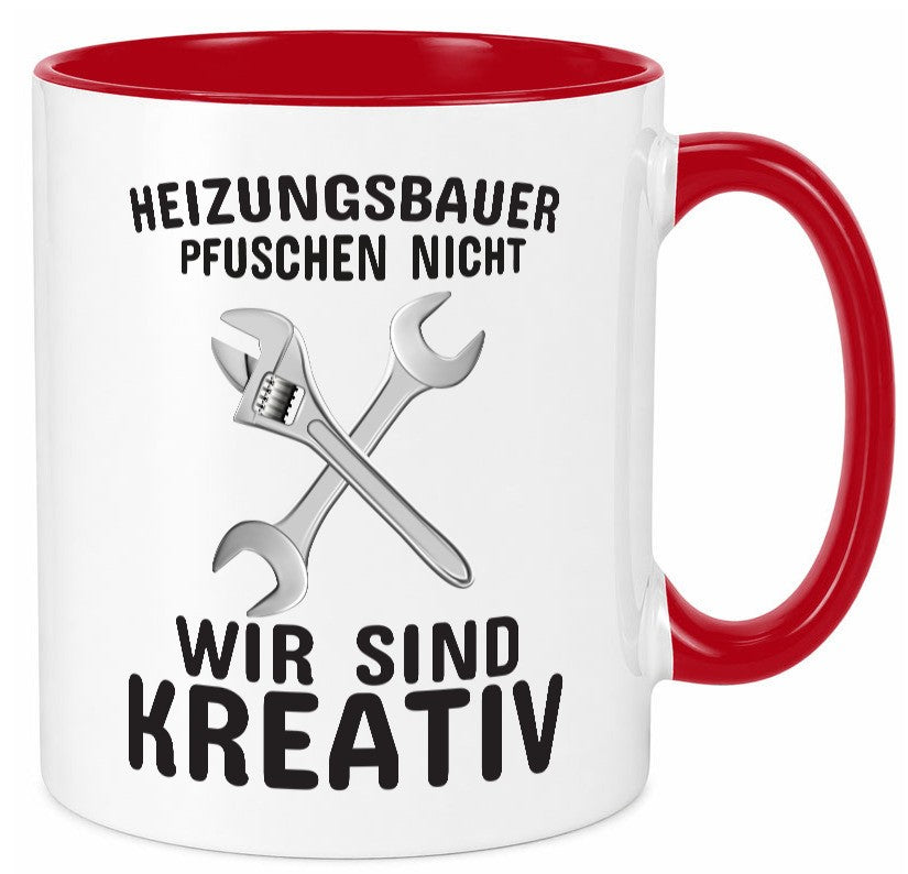 Heizungsbauer | Beruf Tasse Heizungsinstallateur lustig Arbeit Kollegen Büro