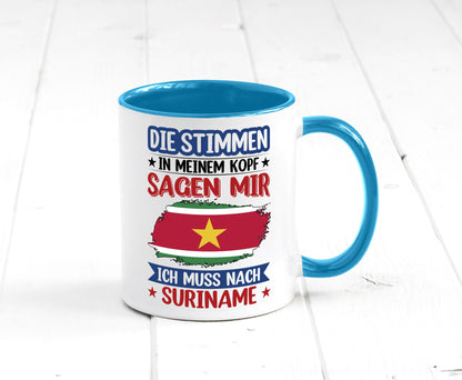 Suriname | Urlaub Stimmen in meinem Kopf Traumland v2 Geschenk Humor