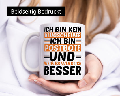 Bin kein Klugscheißer | Postbote Briefträger Paketdienst Humor Geschenkidee