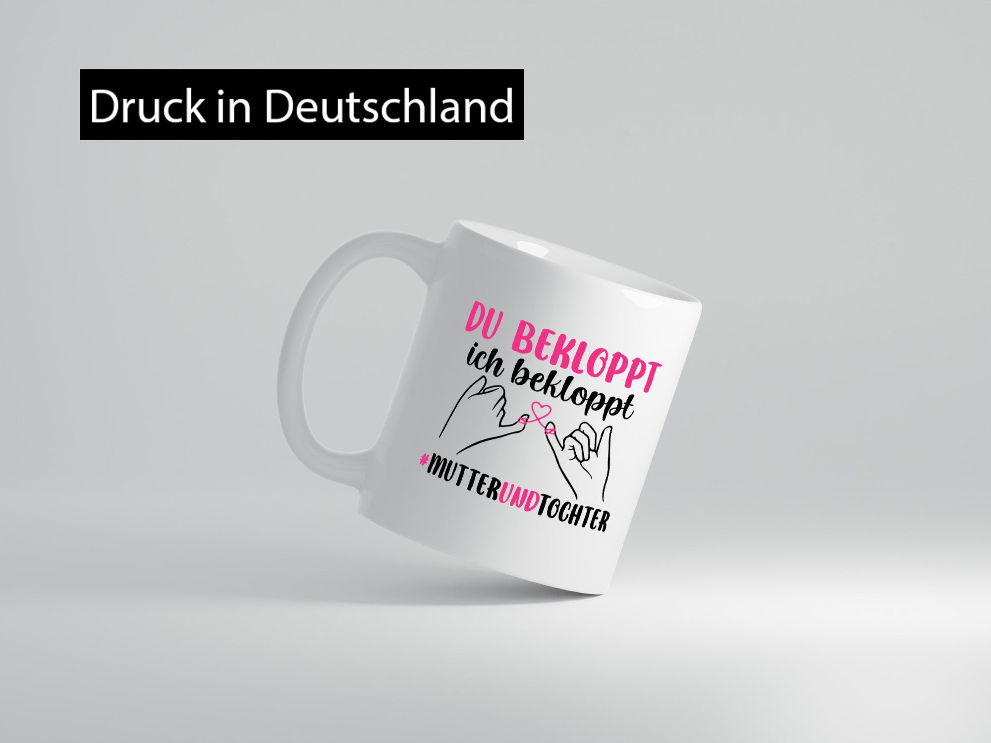Wir sind bekloppt | mutter und Tocher Muttertag Humor Familie Geschenkidee Tasse