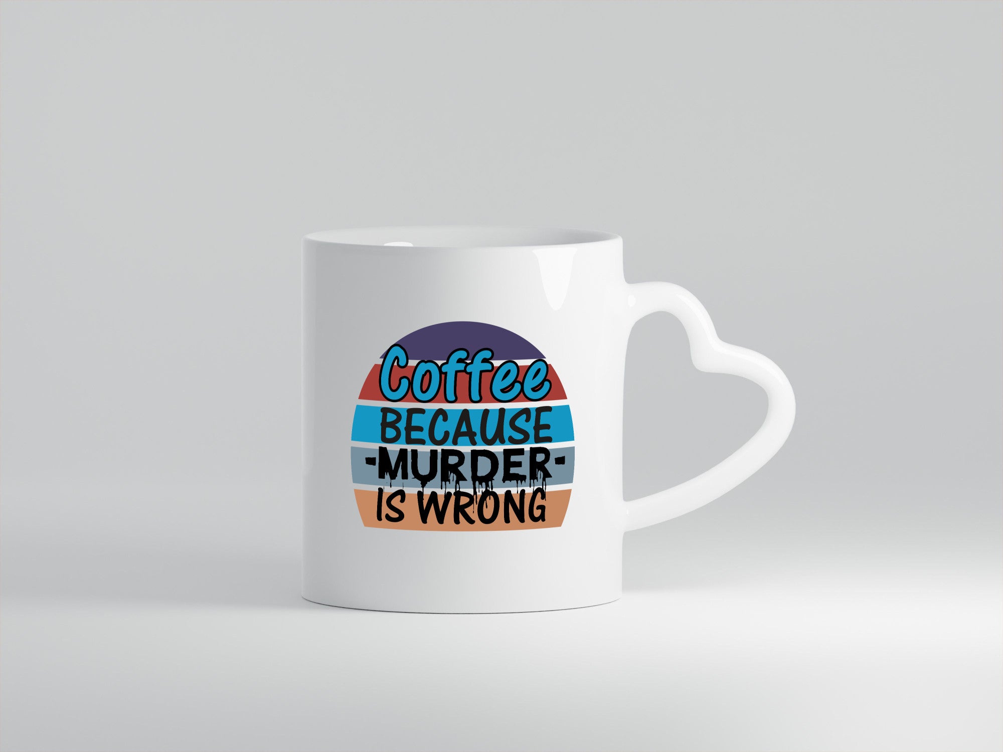 Kaffeetrinker Tasse | schwarzer Humor Büro Spruch Geschenk Arbeit Kollegen