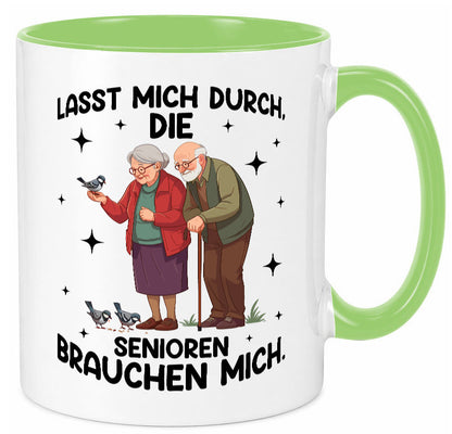 Senioren brauchen mich | Altenpflege Pflegekraft lustiger Spruch Geschenk Humor