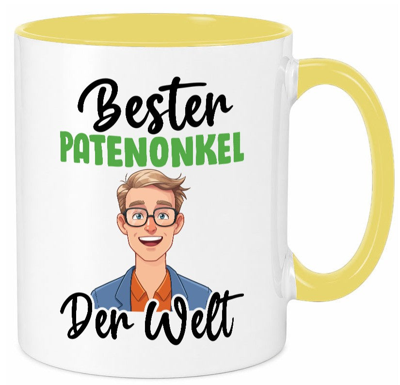 Bester Patenonkel | Onkel lustiger Spruch Geschenk Humor Geschenkidee Tasse
