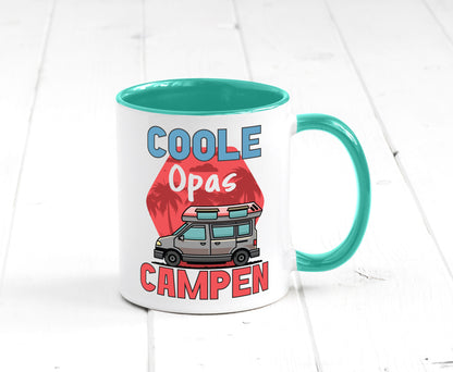 Coole Opas campen | Campingwagen Palmen Geschenk Familie Geschenkidee lustiger