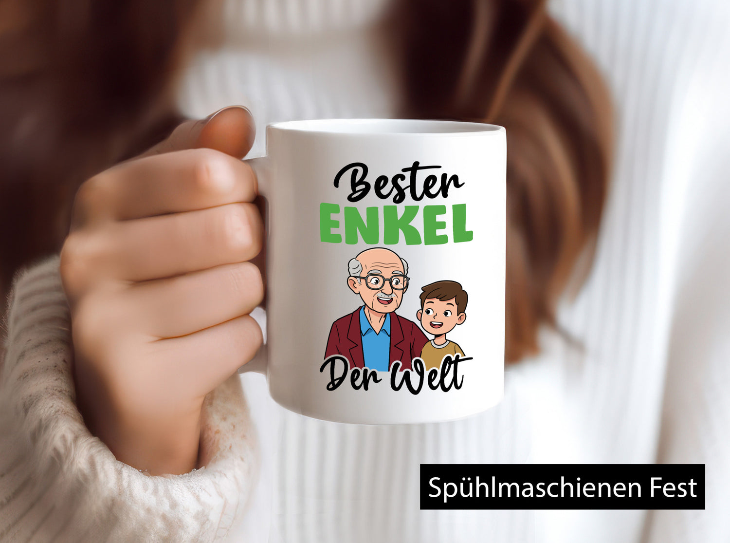 Bester Enkel | Großmutter Großvater Oma Opa lustiger Spruch Geschenk Familie