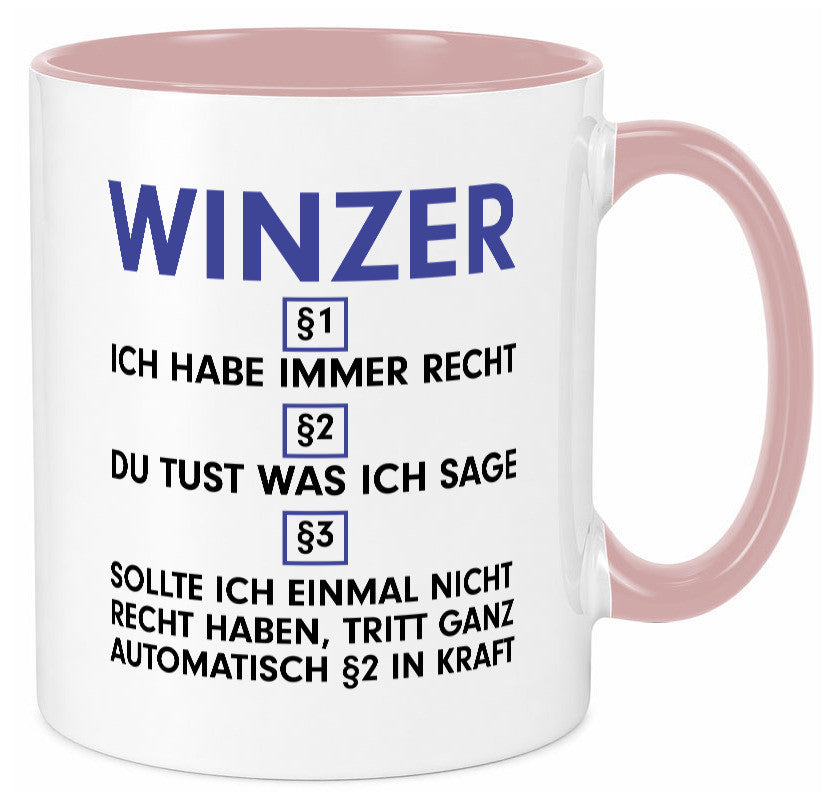 Ich habe immer Recht Winzer | Weinbauer Wein lustig Humor Geschenkidee Geschenk