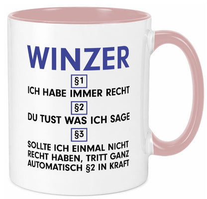 Ich habe immer Recht Winzer | Weinbauer Wein lustig Humor Geschenkidee Geschenk