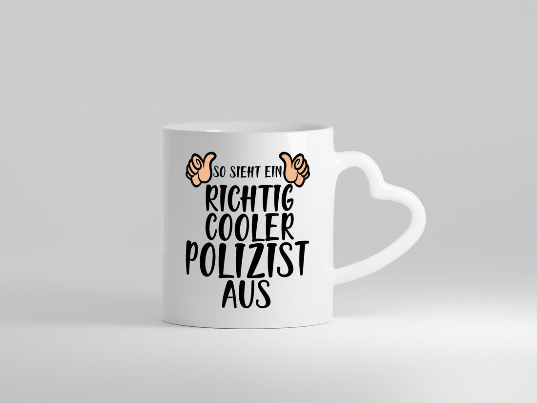 Richtig Cooler Polizist | Daumen hoch Polizei Revier Geschenk Humor