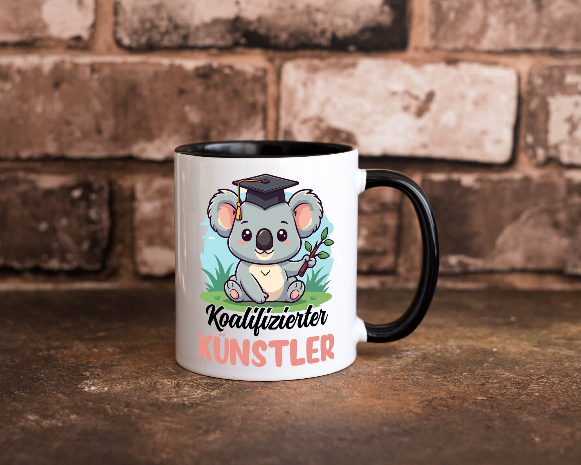 Koalifizierter Künstler | Kunst Humor Geschenkidee Tasse