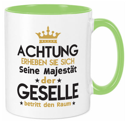 Seine Majestät Geselle | Handwerker Geschenkidee Humor Tasse